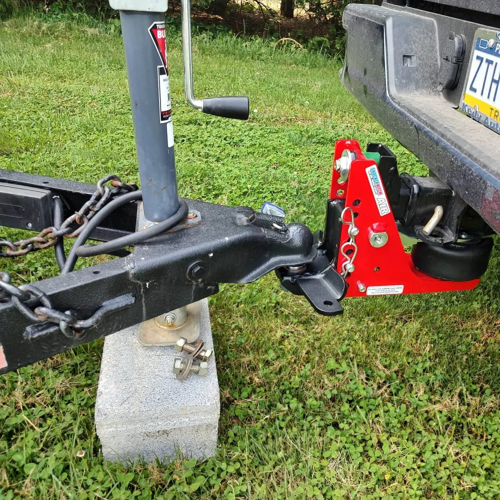 Shocker HD Air Hitch & Drop Ball Mount w/ 2-5/16" Ball & Sway Bar Tabs