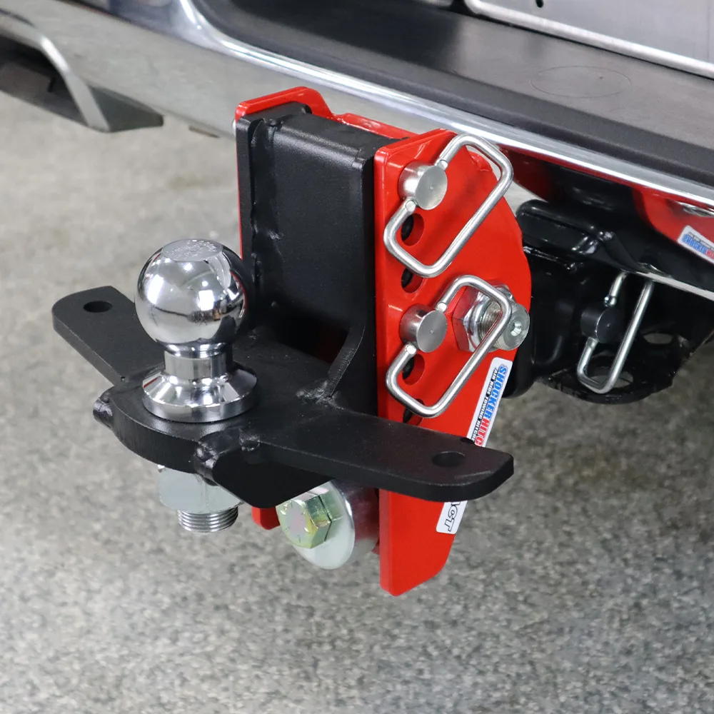 Impact Cushion Hitch & Drop Ball Mount w/2" Ball & Sway Bar Tabs