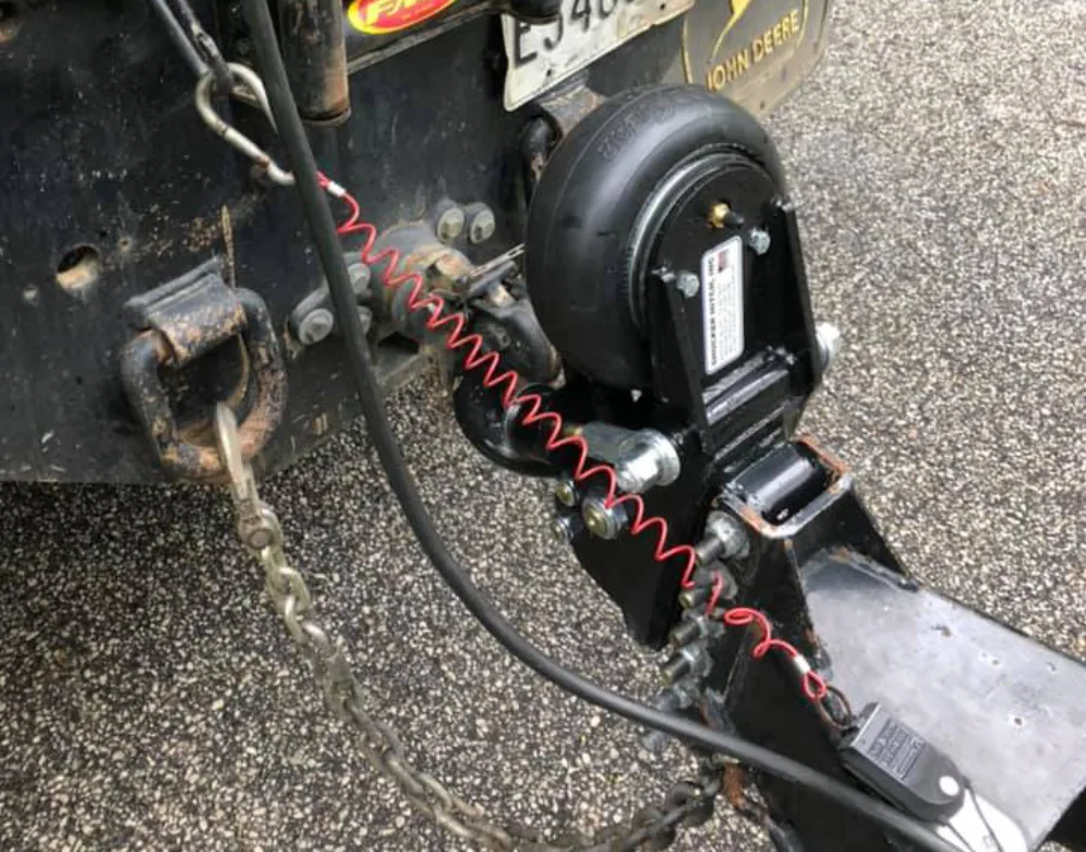 Heavy Duty Air Trailer Tongue Mount - No Coupler - Vertical Channel Mount