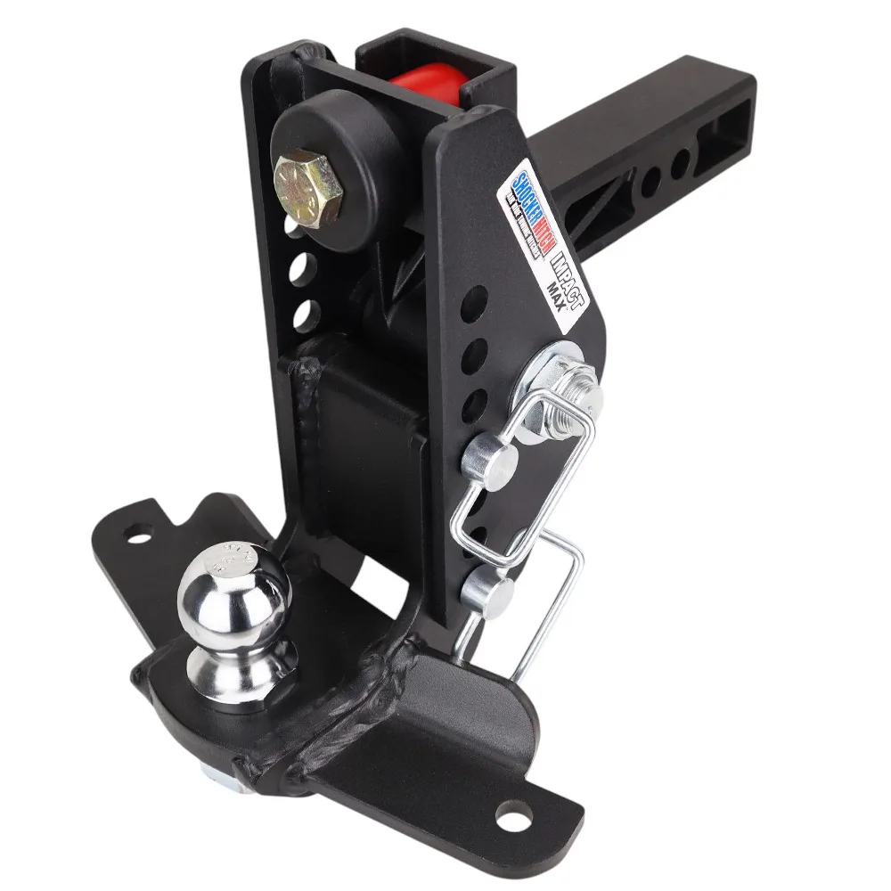 Impact Max Cushion Hitch & Drop Ball Mount w/2" Ball & Sway Bar Tabs