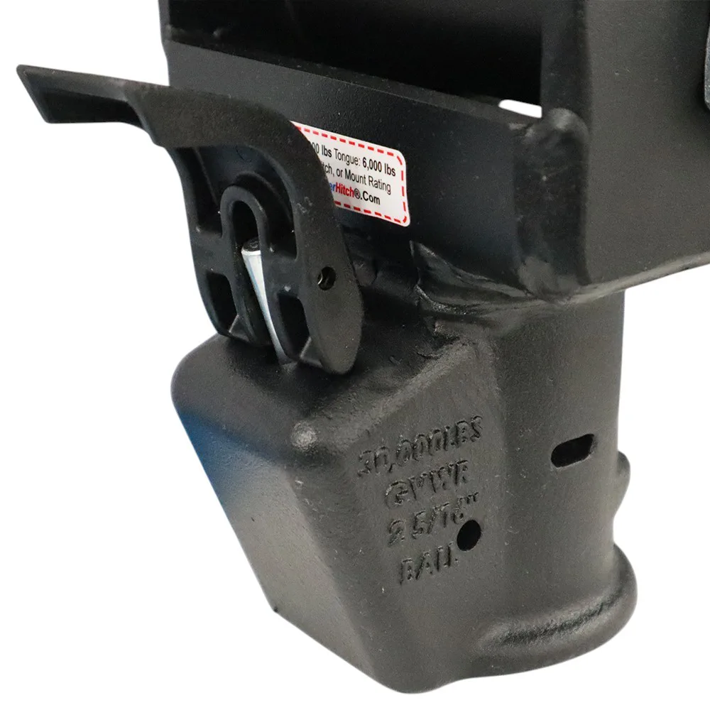 Shocker 9" Offset Gooseneck Surge Air Hitch & Demco Coupler for 2-5/16" Ball