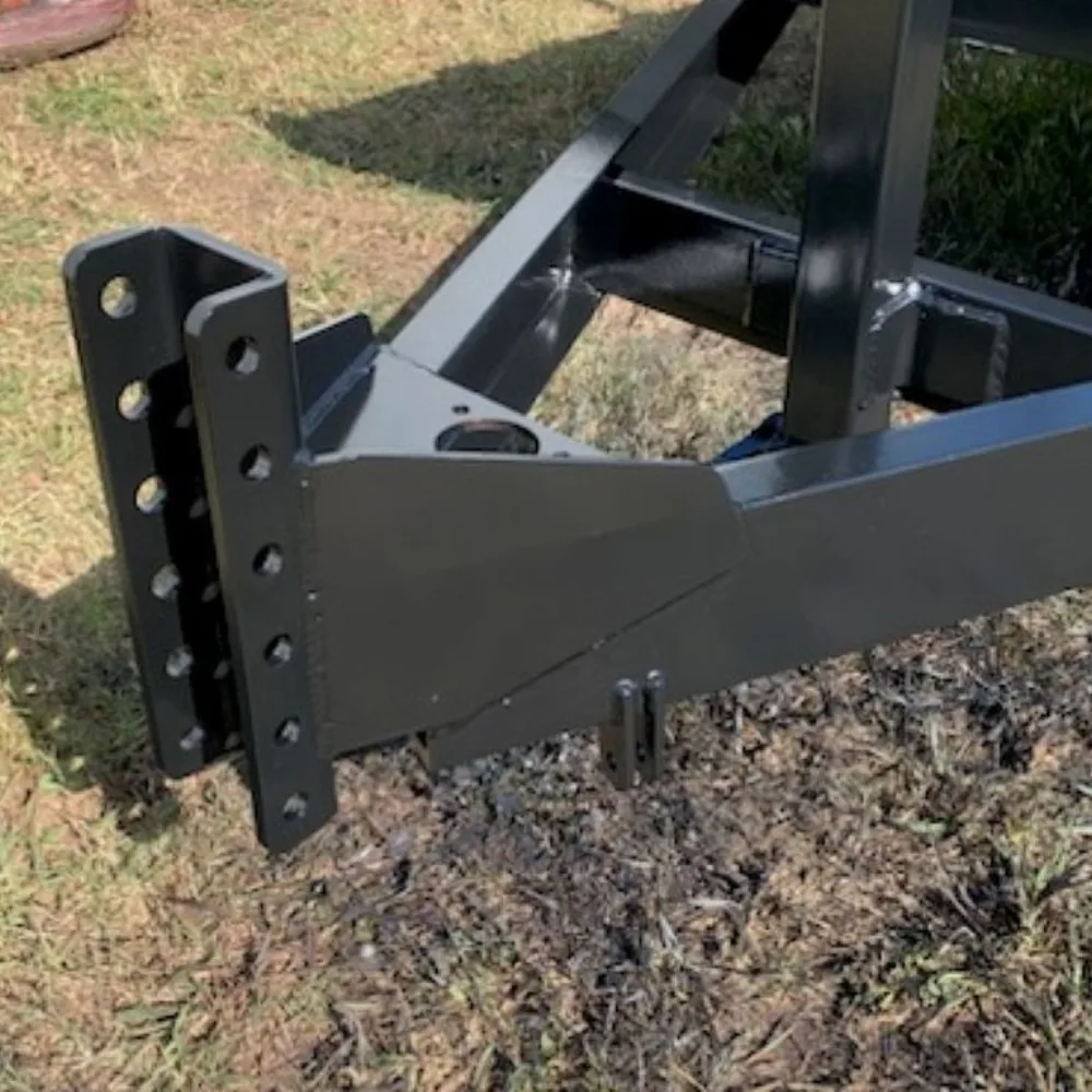 Weld On Trailer Tonque Vertical Channel Weld On Adaptor with 6 Bolt Holes
