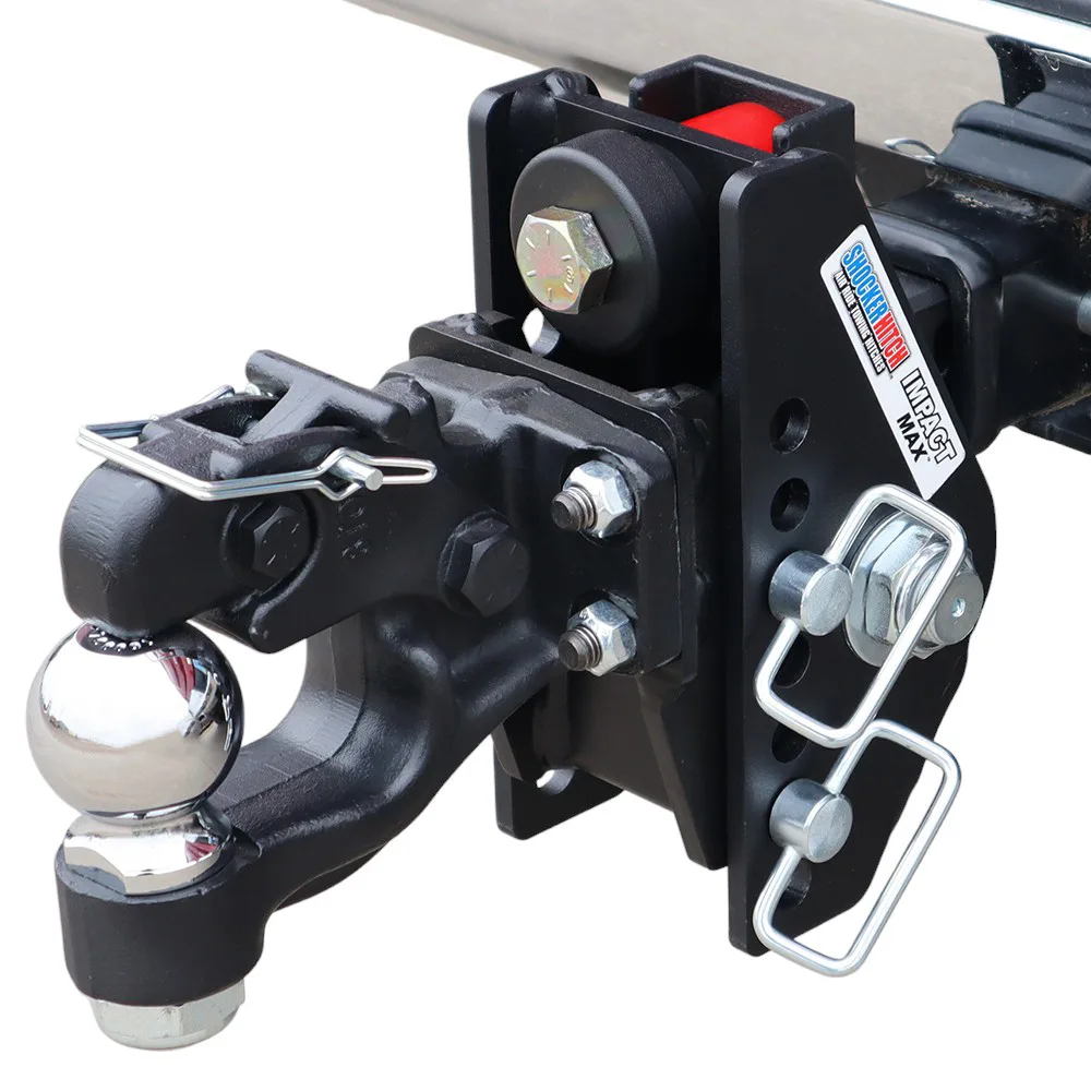 Impact Max Cushion Hitch & 8-Ton Channel Style Pintle Hook with 2-5/16" Ball
