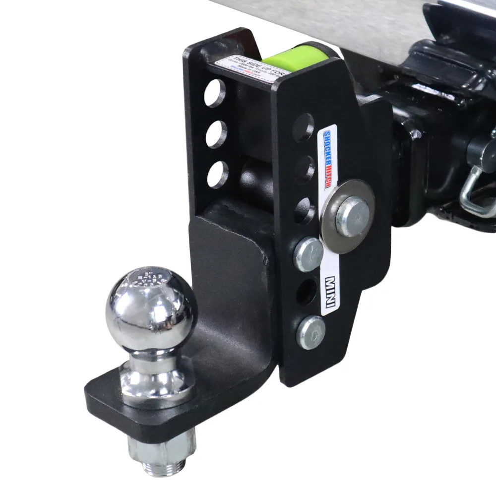 Shocker Mini Cushion Hitch w/ Pins & 2" Ball Mount