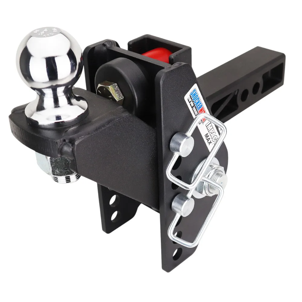 Impact Max Cushion Hitch & Raised Ball Mount w/2-5/16" Ball