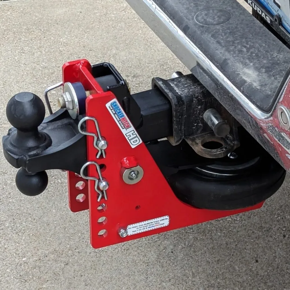 Shocker HD Air Hitch & Black Combo Ball Mount