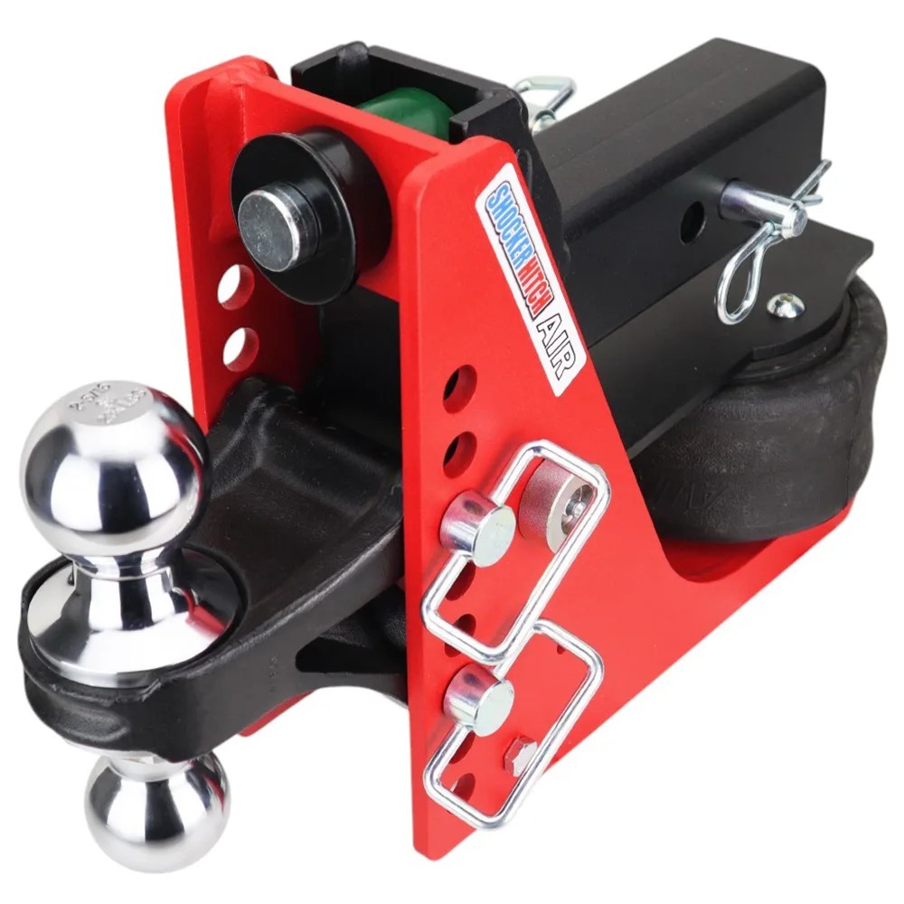 Shocker Air Hitch & Chrome Combo Ball Mount