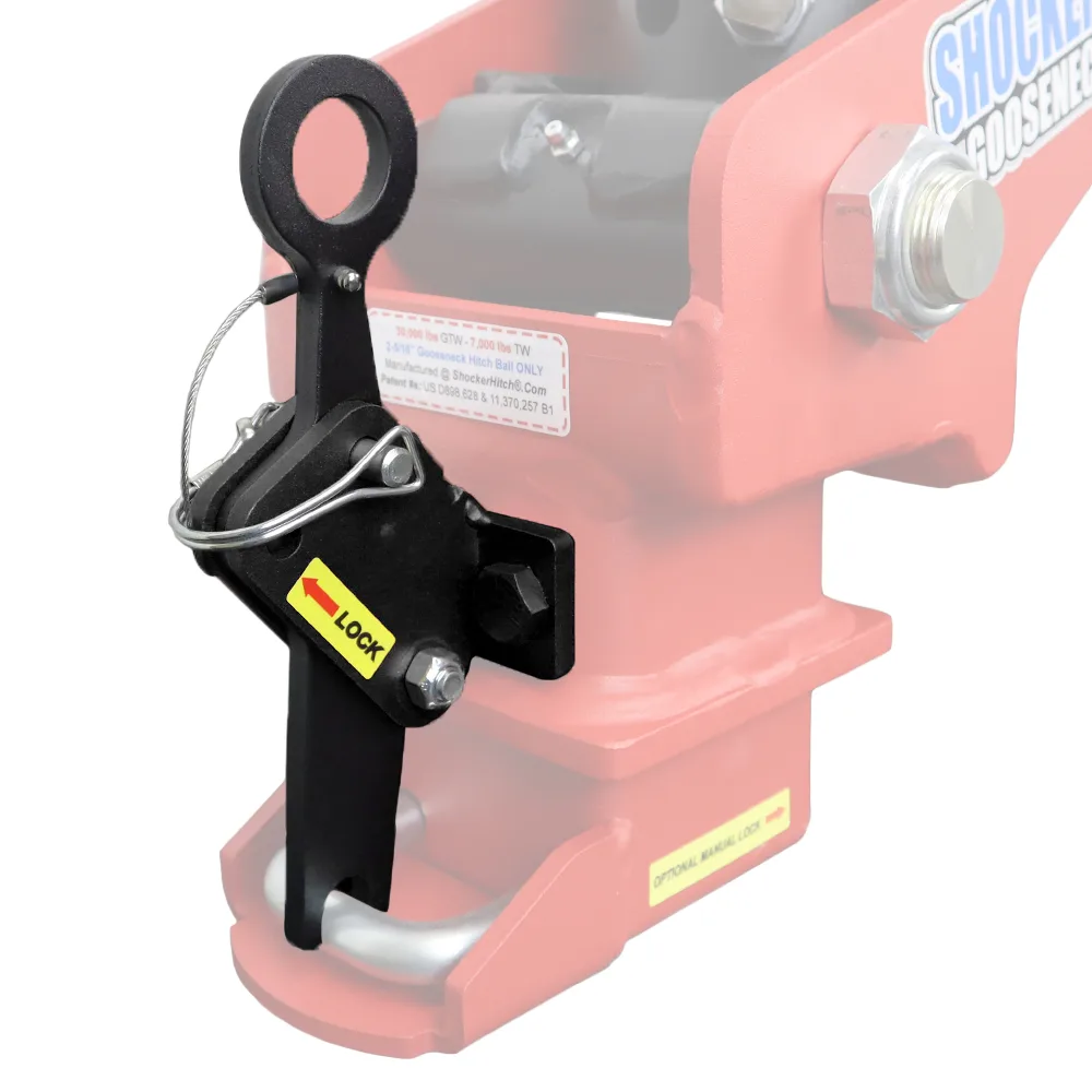 Replacement Shift Lock Lever Assembly (Handle with Safety Chain & Pin with Clip & Handle Lever Holder Bracket) for 2-5/16" Ball
