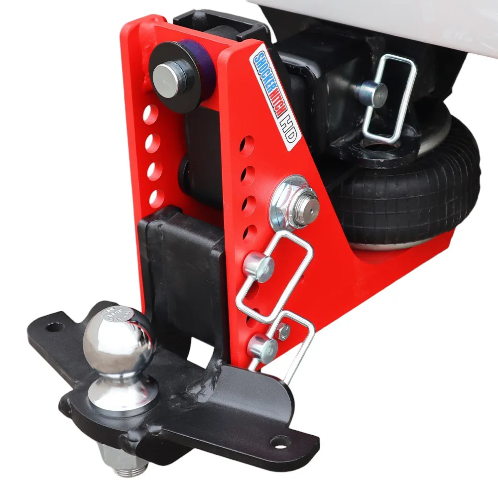 Shocker HD Air Hitch & Drop Ball Mount w/ 2-5/16" Ball & Sway Bar Tabs