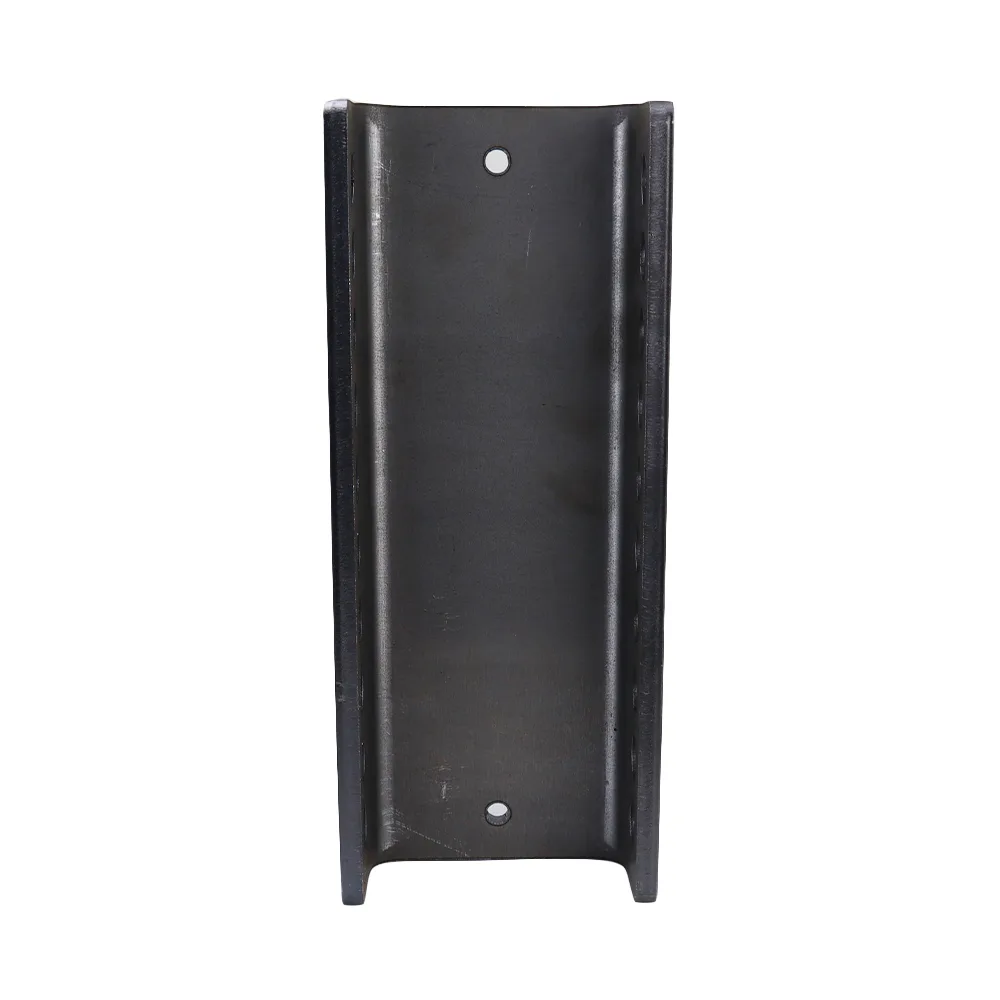Shocker XR Replacement Channel Only - Unwelded - Raw Steel - 3 3/4″ Inside Width - 10 Hole