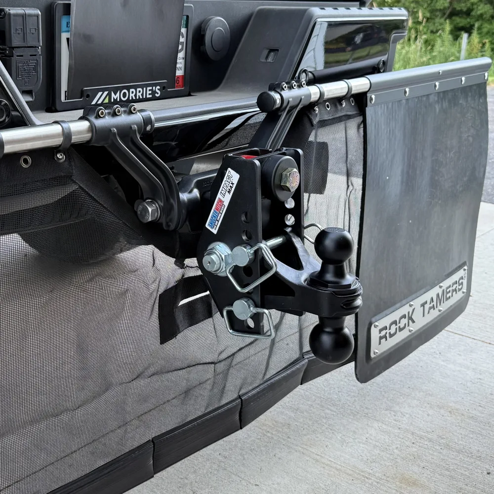 Impact Max Cushion Hitch & Chrome Combo Ball Mount w/2" & 2-5/16" Balls