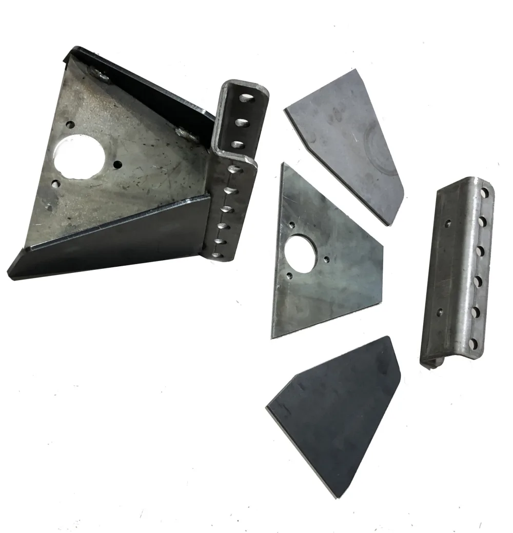 Weld On Trailer Tonque Vertical Channel Weld On Adaptor with 6 Bolt Holes