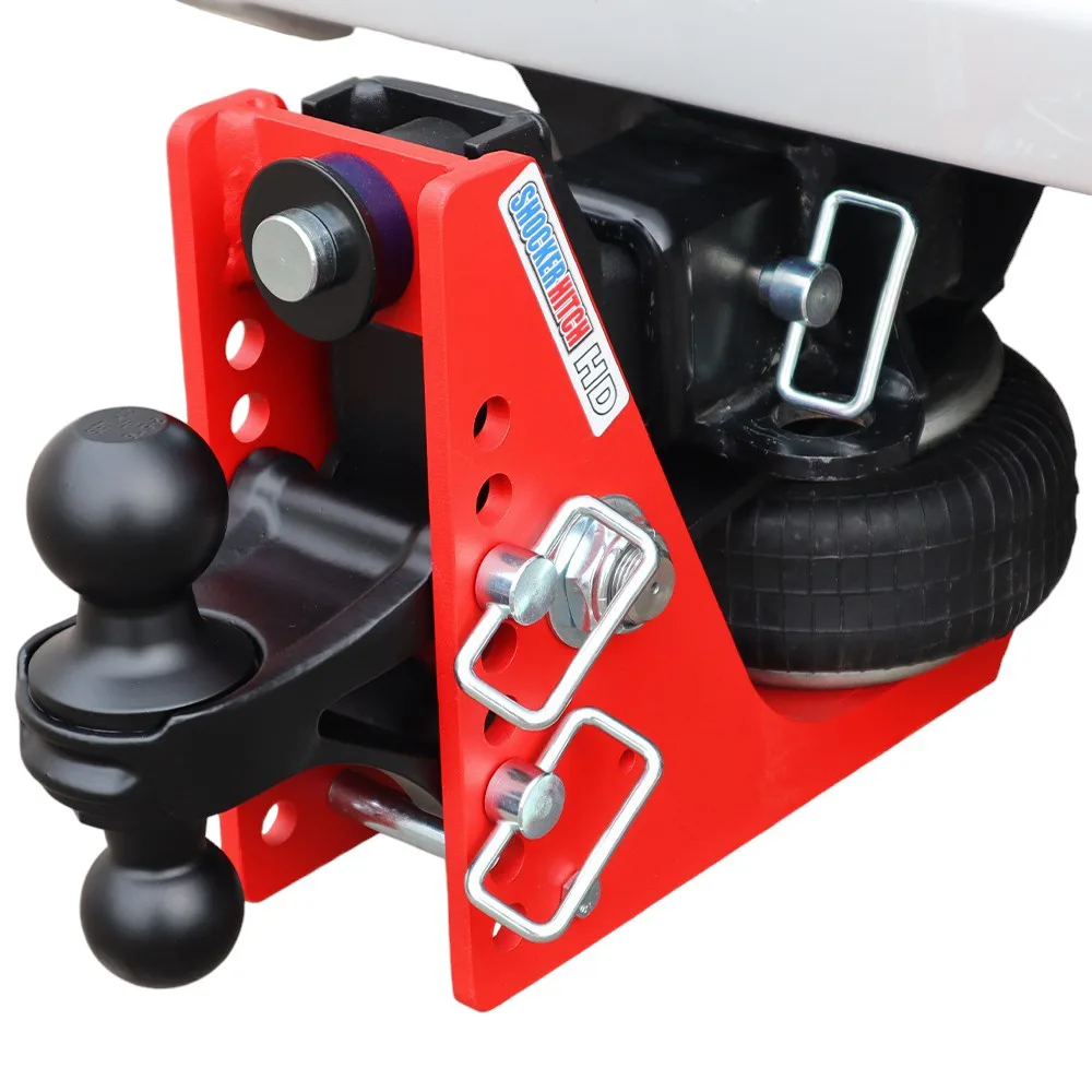 Shocker HD Air Hitch & Black Combo Ball Mount