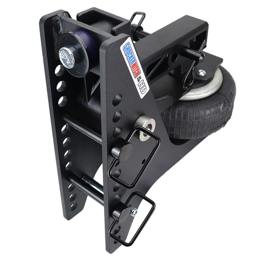 Shocker HD Max Black Super Drop Air Hitch & Clevis Mount