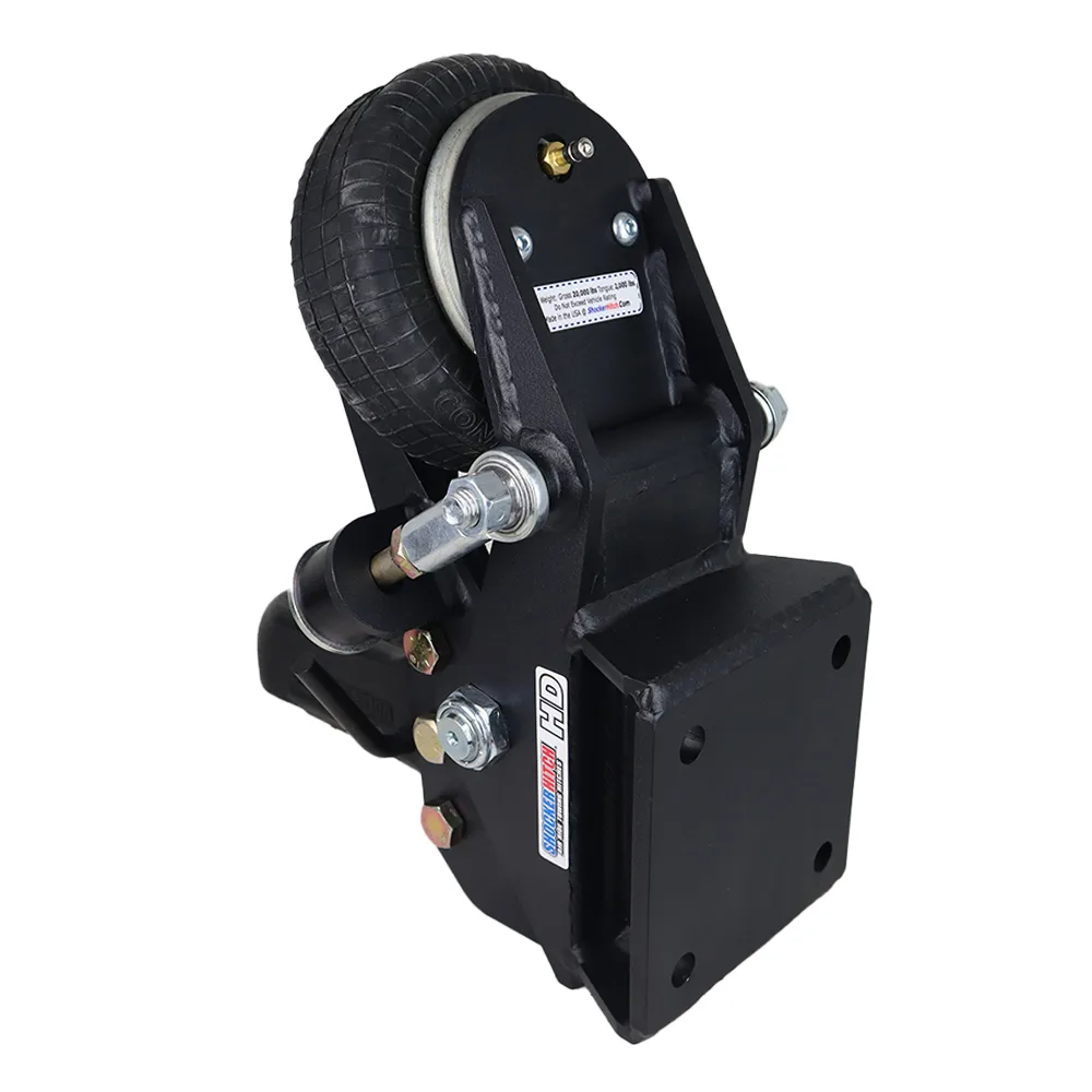 HD Trailer Tongue Air Coupler Mount 25,000lbs w/ 2-5/16" Wallace Forge Auto Locking Coupler (fits 2-5/16" Hitch Ball)