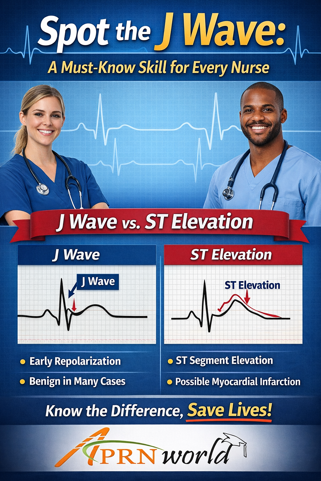 Spot the J Wave: ECG Recognition Guide for Nurses | Osborn Wave Explained