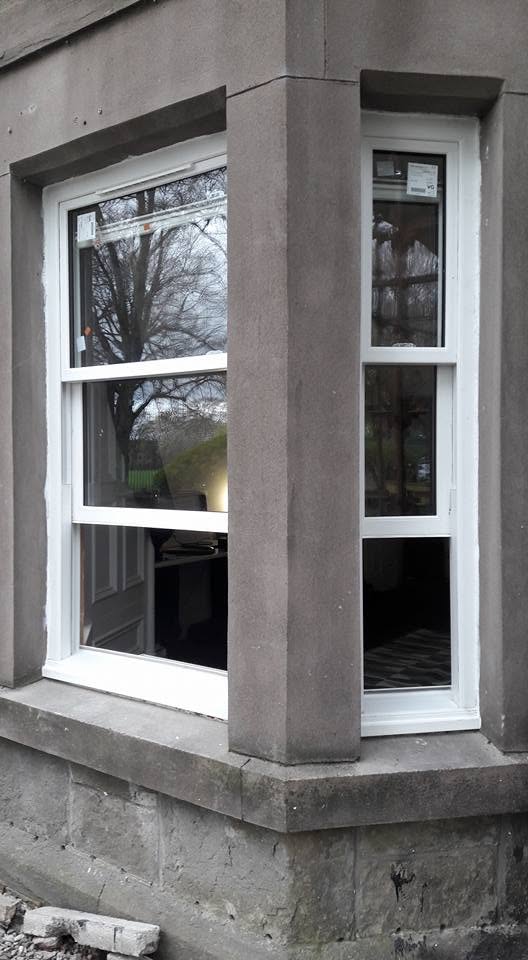 New sash and case PVC windows in Dundee