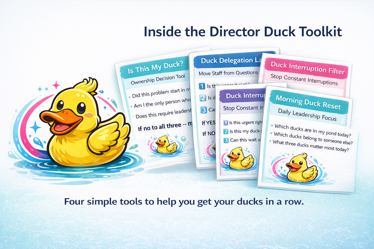 Director Duck Toolkit - for childcare directors”