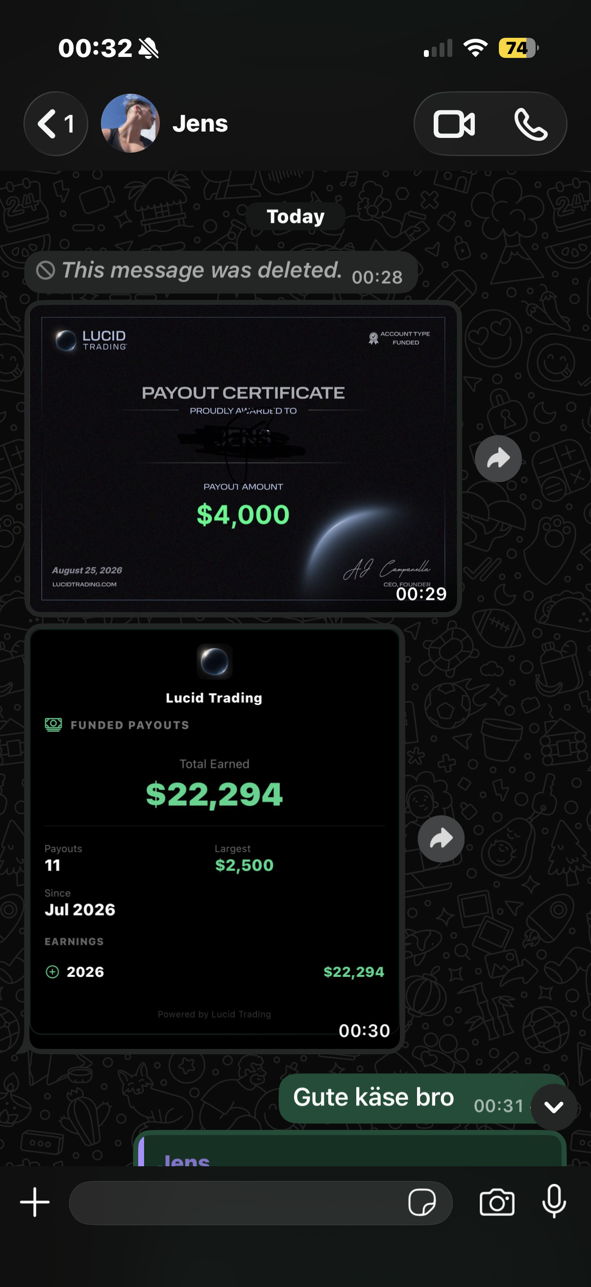 Student payout 2