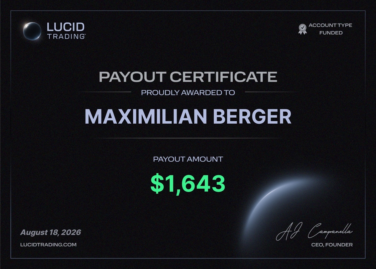 Student payout 5