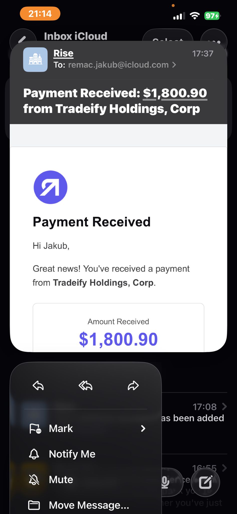 Student payout 6