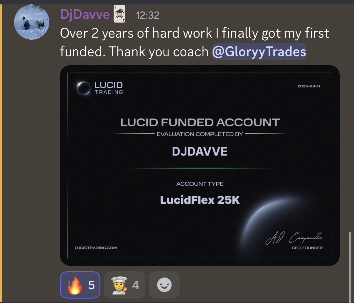 Student payout 9
