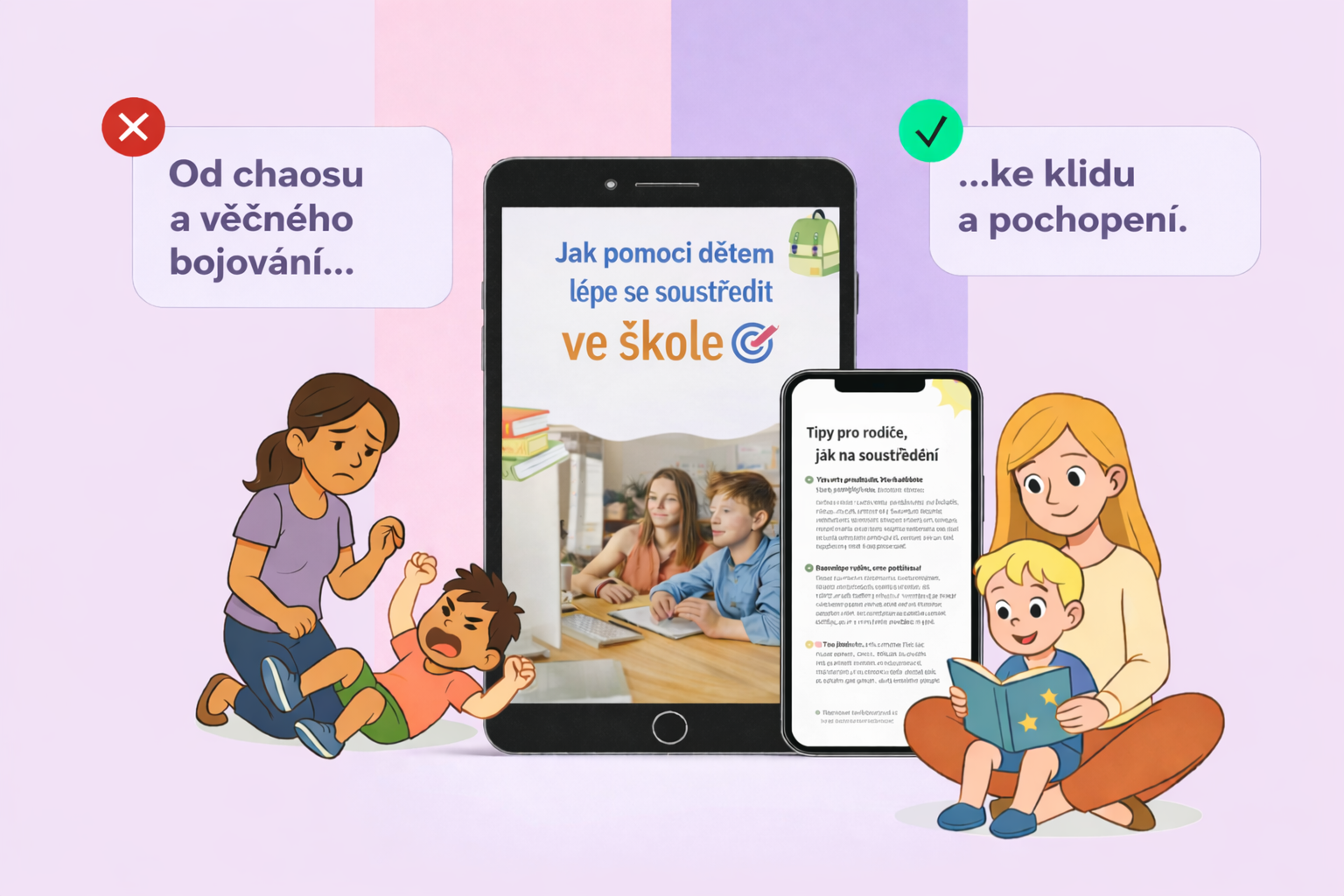 ADHD dítě u učení