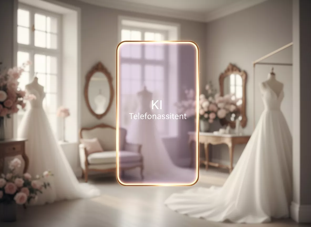 KI Telefonassistent Interface Mockup