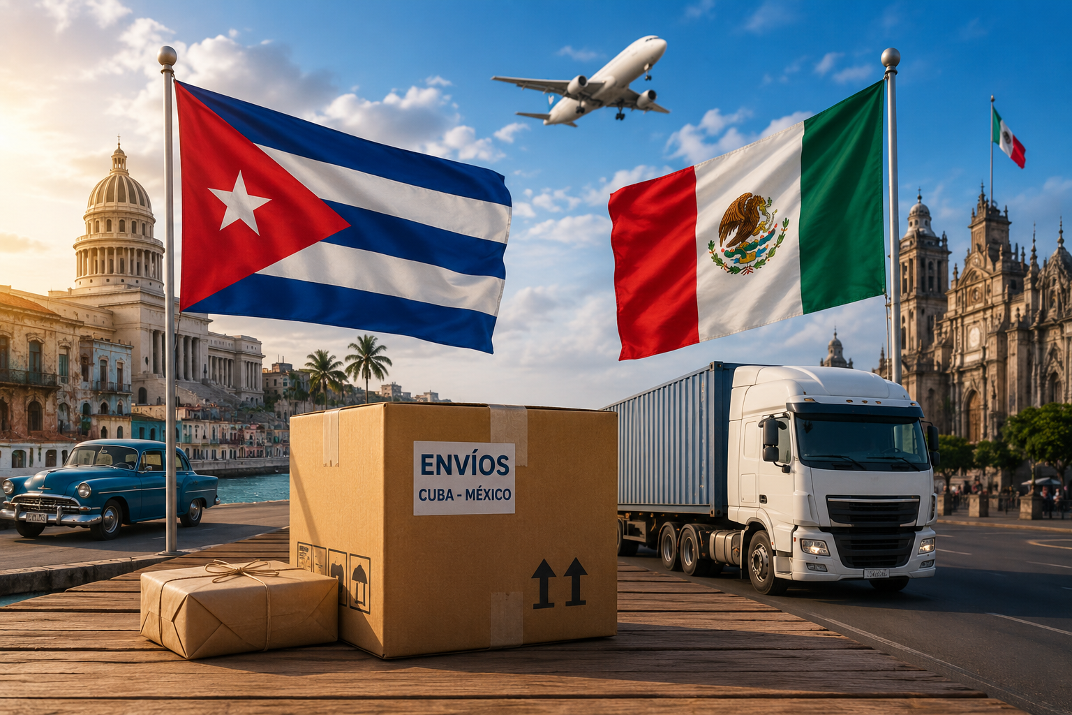 Envíos a Cuba y México