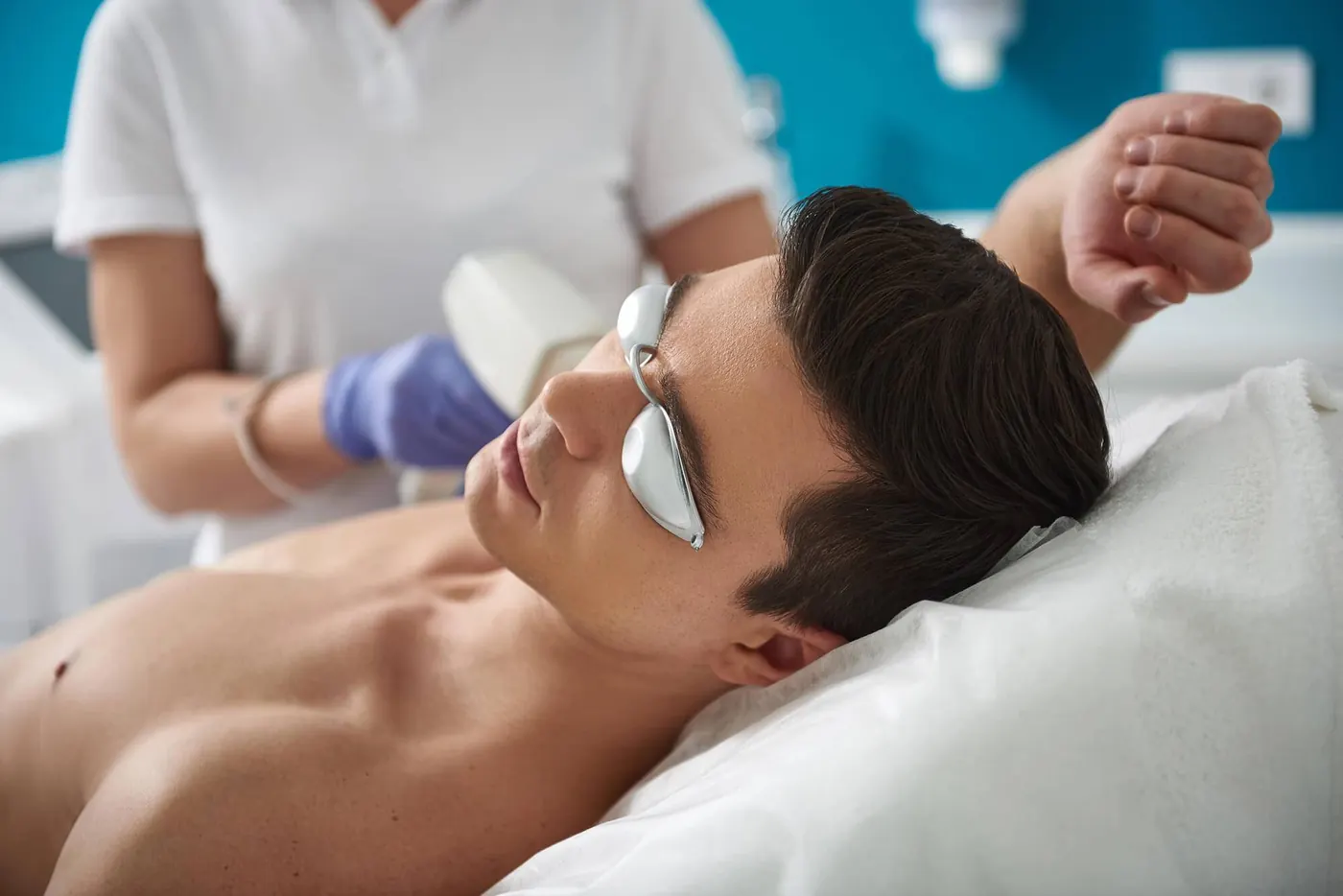 Laser hair removal treatment