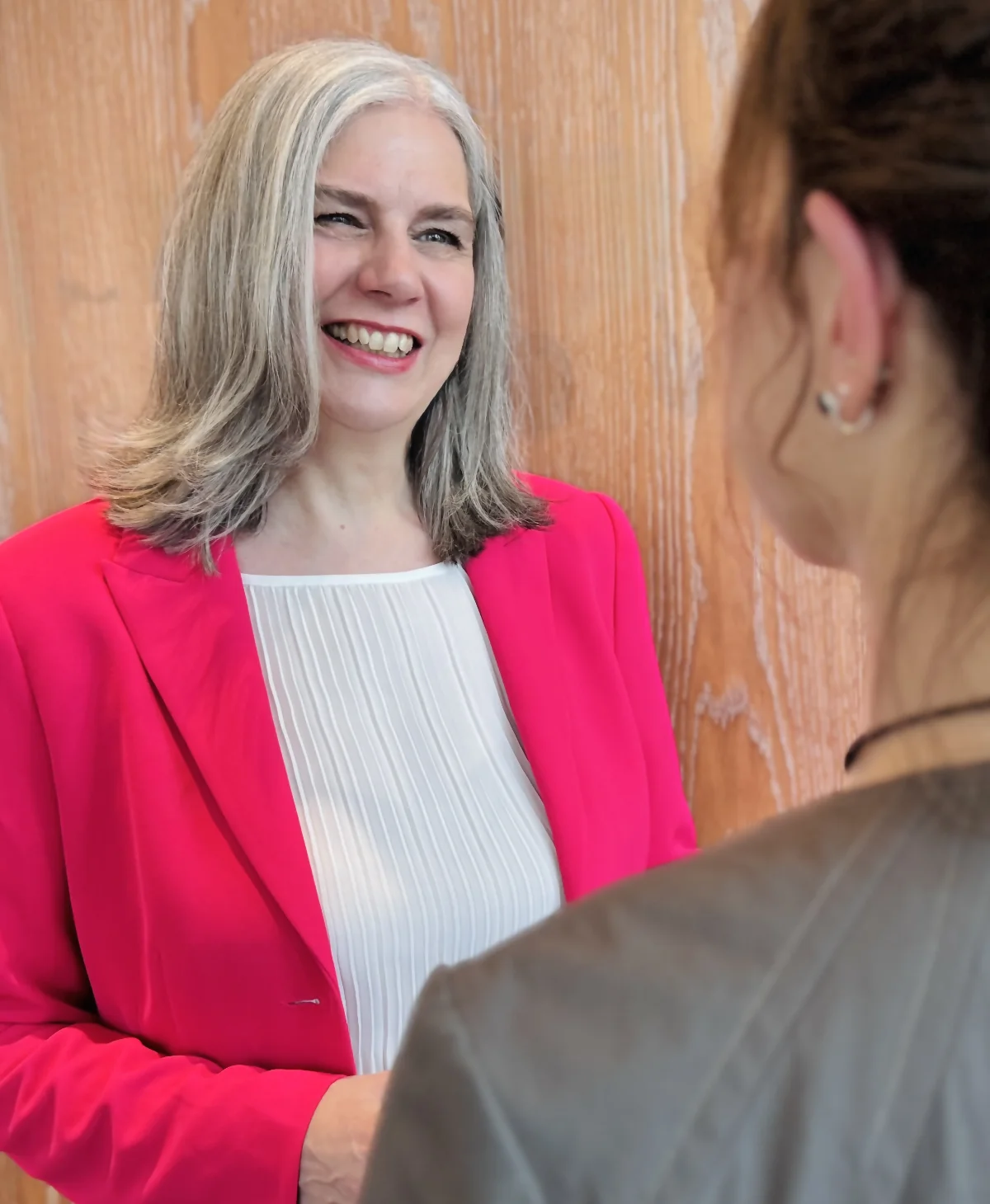 Corinna Heufer im persönlichen Strategiegespräch