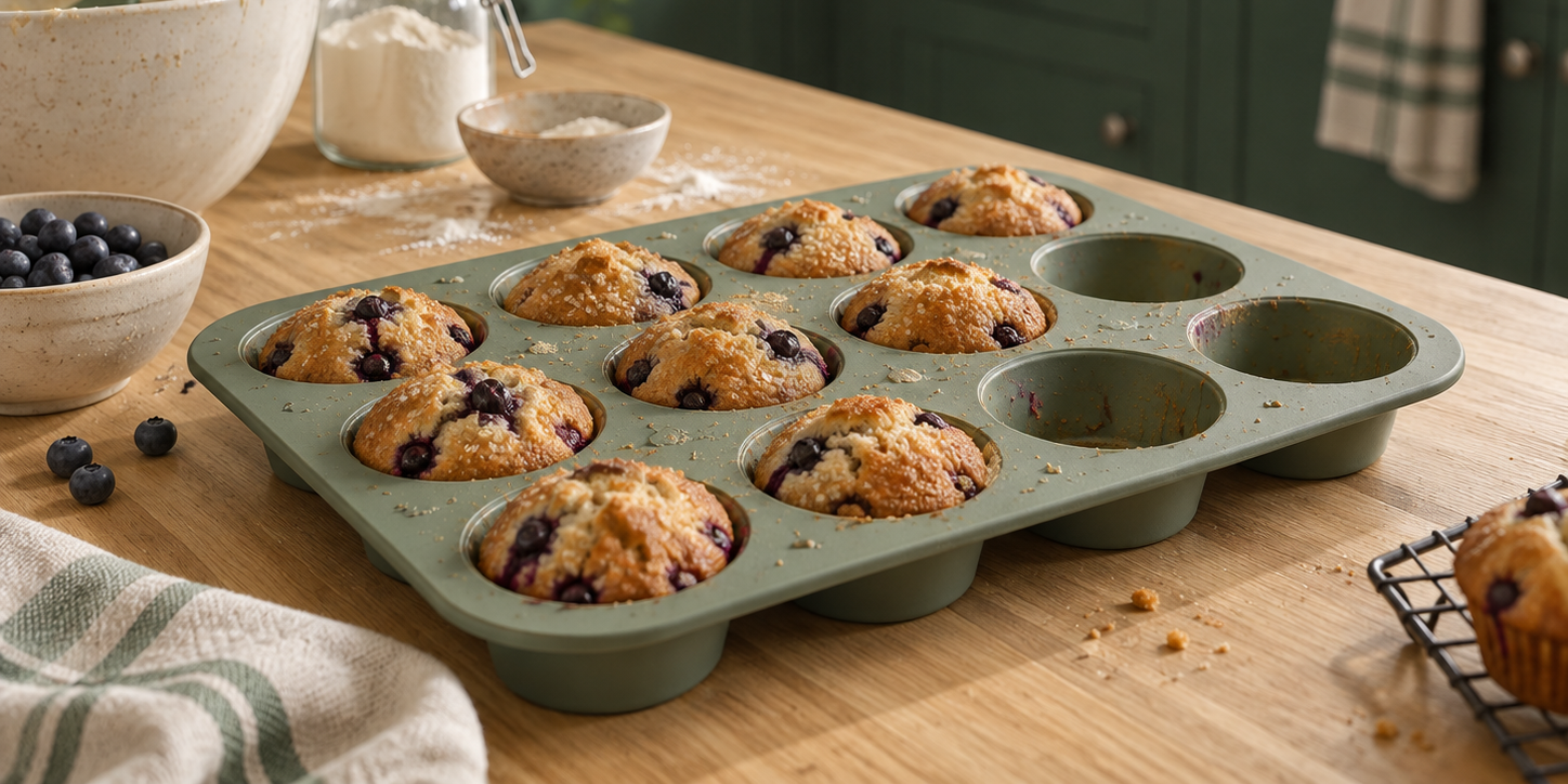 Silicone muffin tray from a recent audit