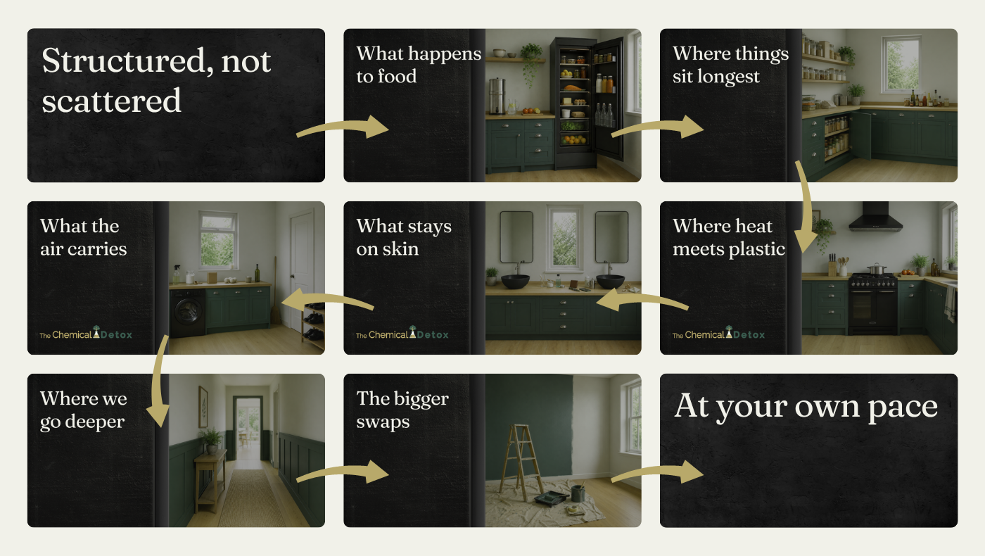 The program path, from what happens to food through to the bigger swaps