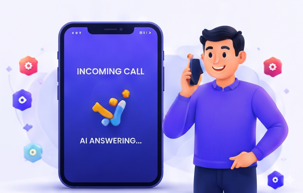 Busy business owner illustration
