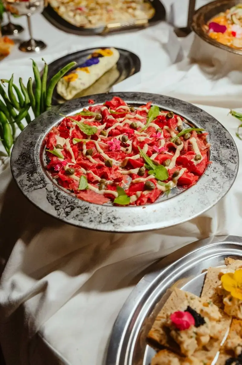 Plato gourmet carpaccio