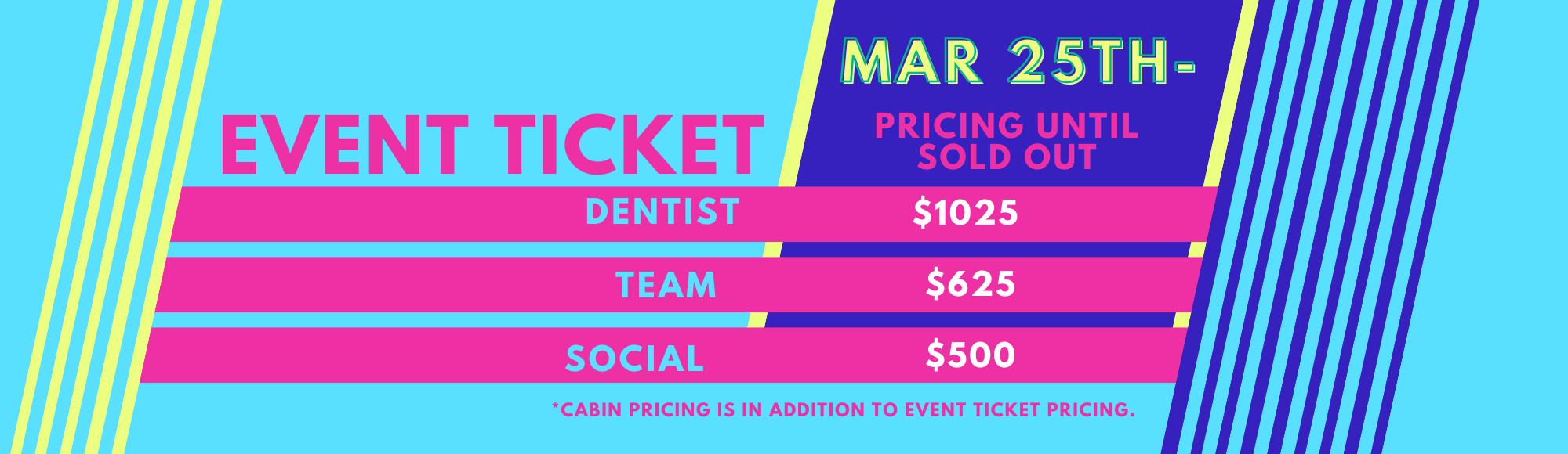 Smiles at Sea May 2023 Event Ticket Pricing
