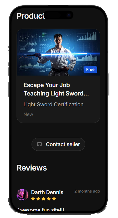 Light Sword Business Academy on the mobile app