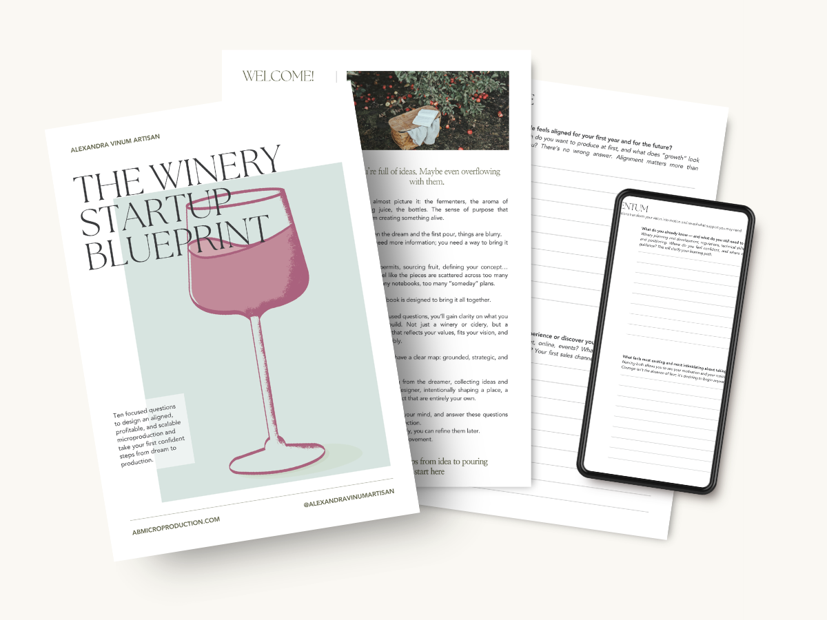 The Winery Startup Blueprint