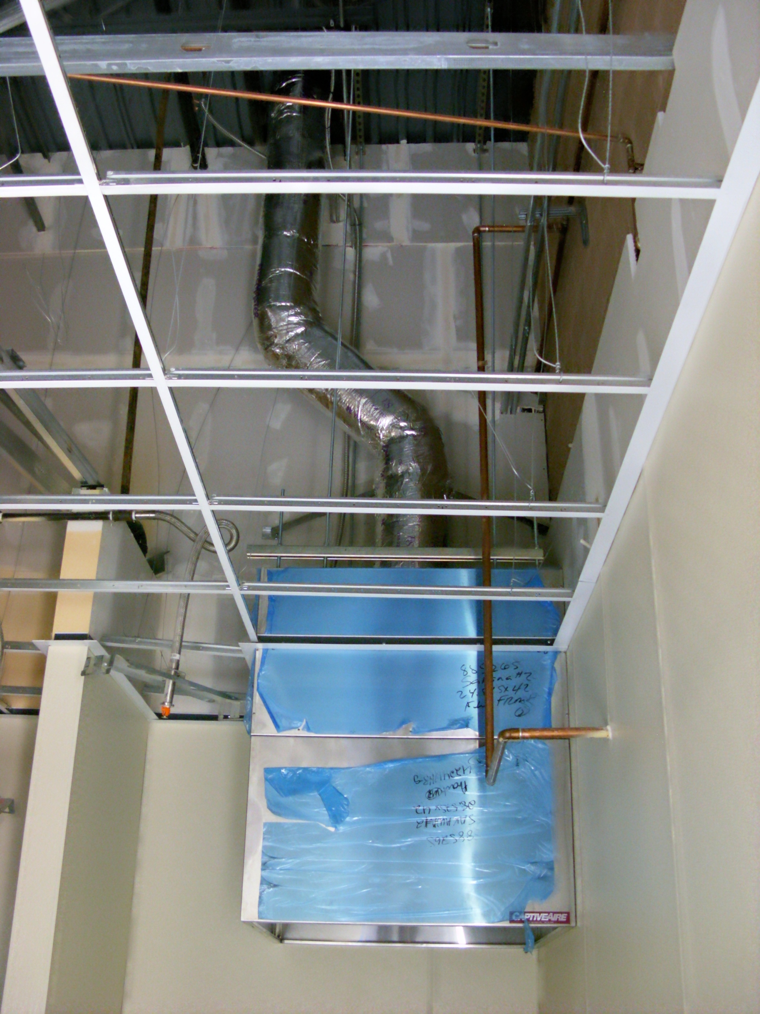 4 Inch Condensate Hood — before