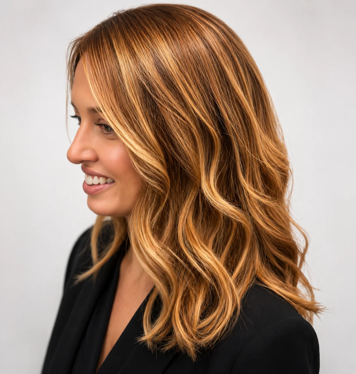 Client smiling
