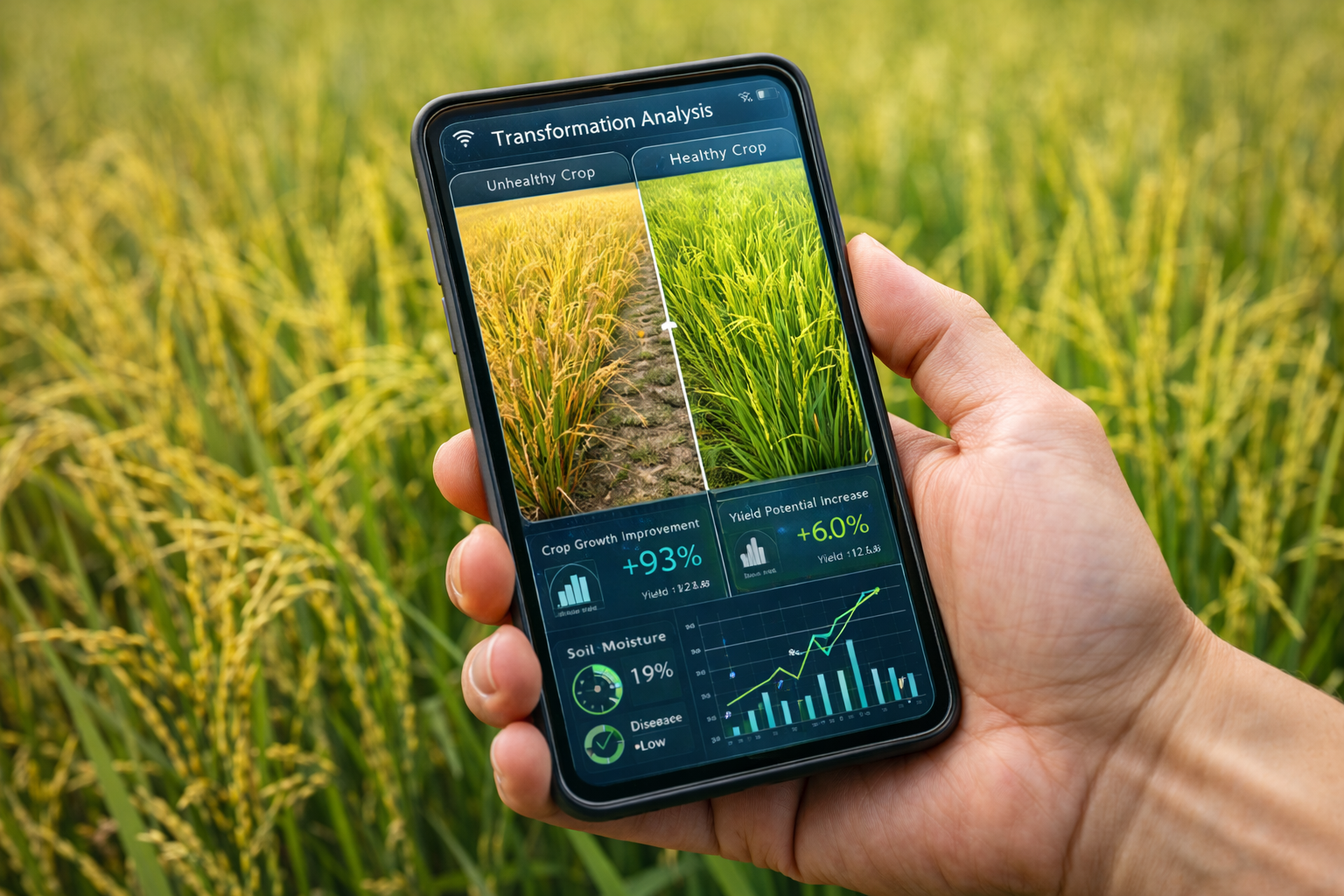 An icon-like image representing getting results.