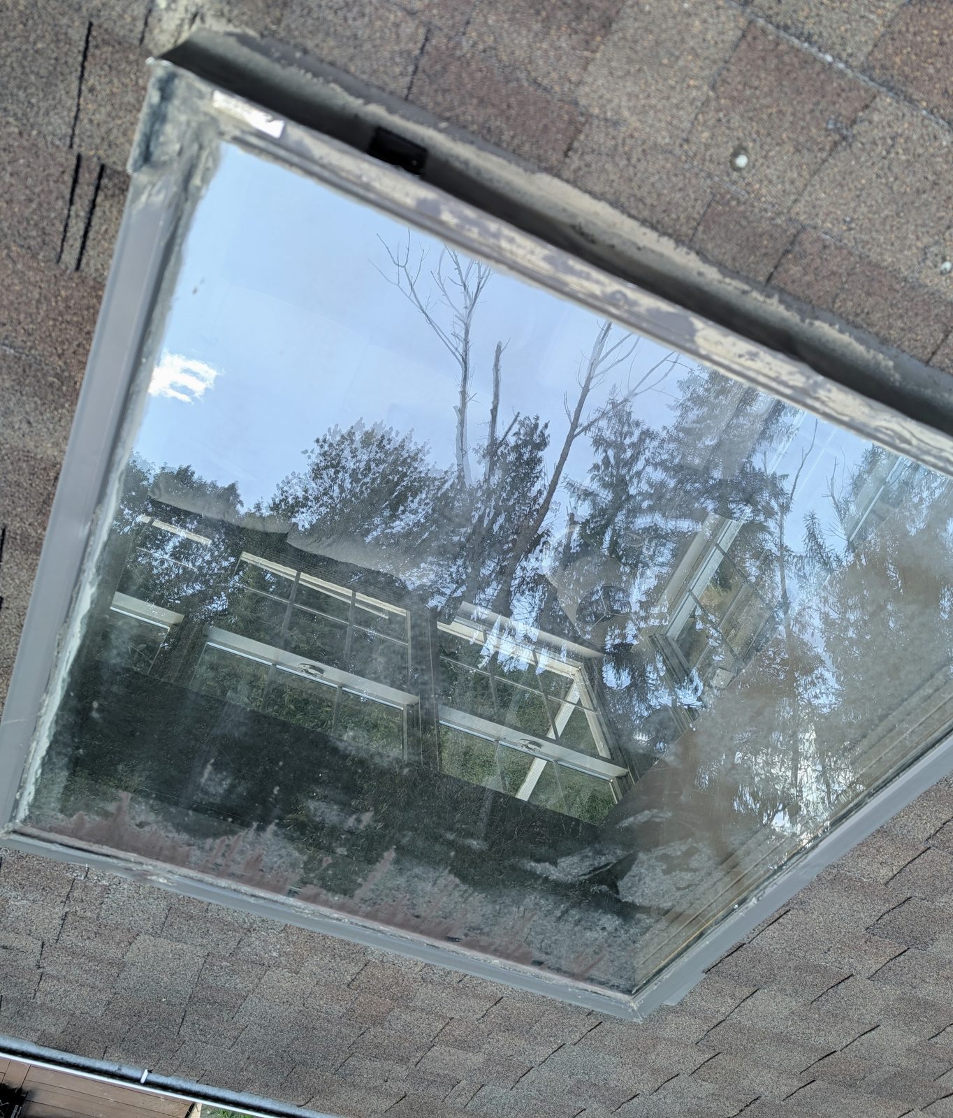 JQ Premium skylight cleaning - before