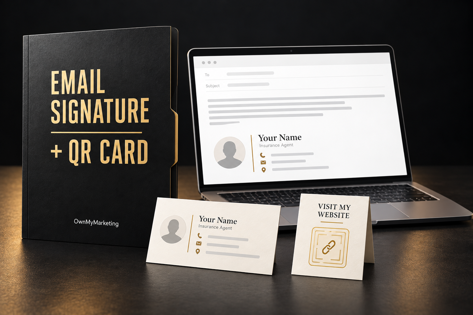 Email Signature + QR Card