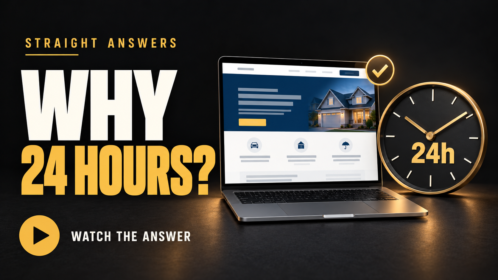 WHY 24 HOURS? WHAT'S THE RUSH? answer video thumbnail