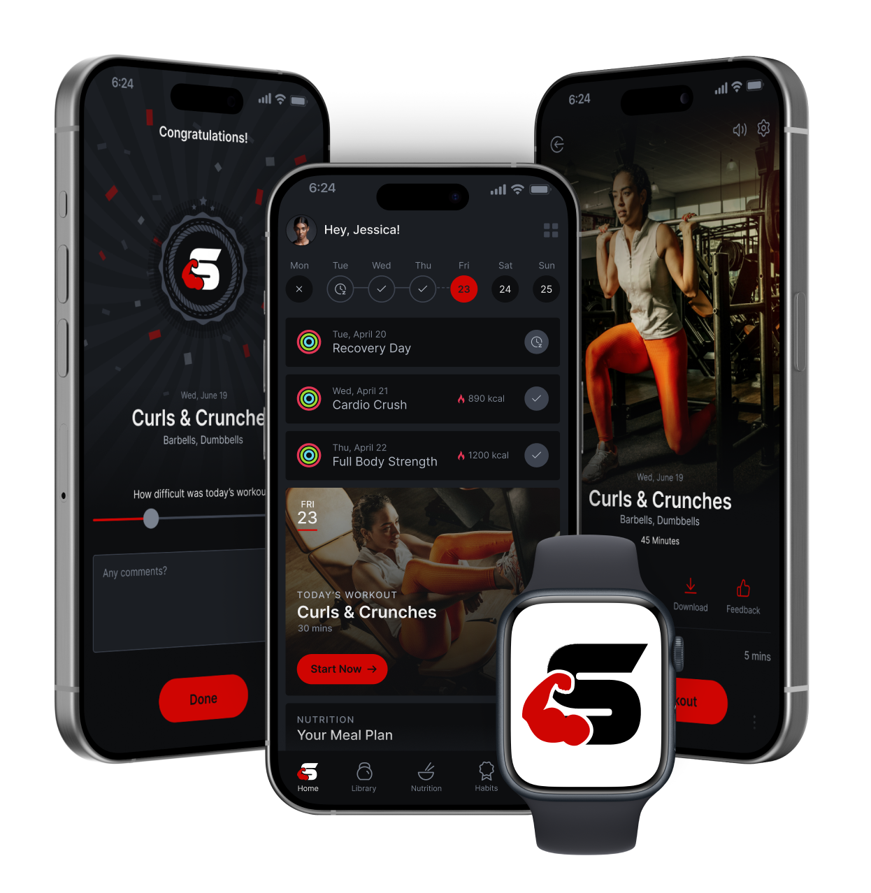 Swole Team app preview