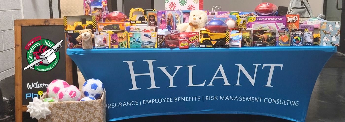 Hylant community toy drive table