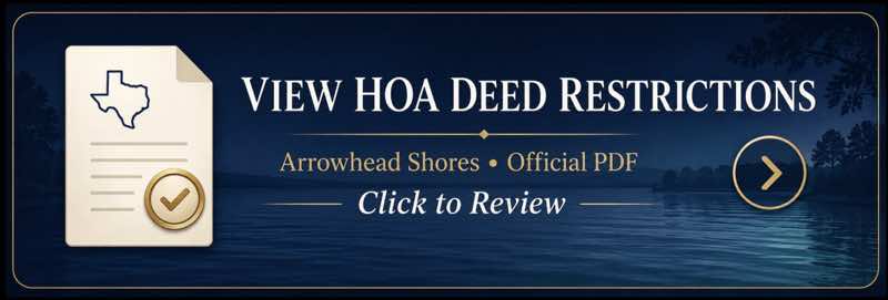 View Arrowhead Shores HOA deed restrictions — official PDF
