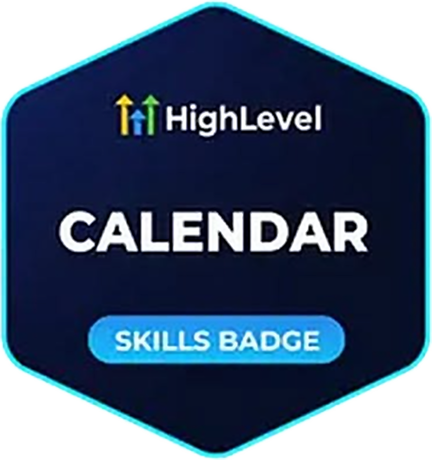 HighLevel Calendar skills badge