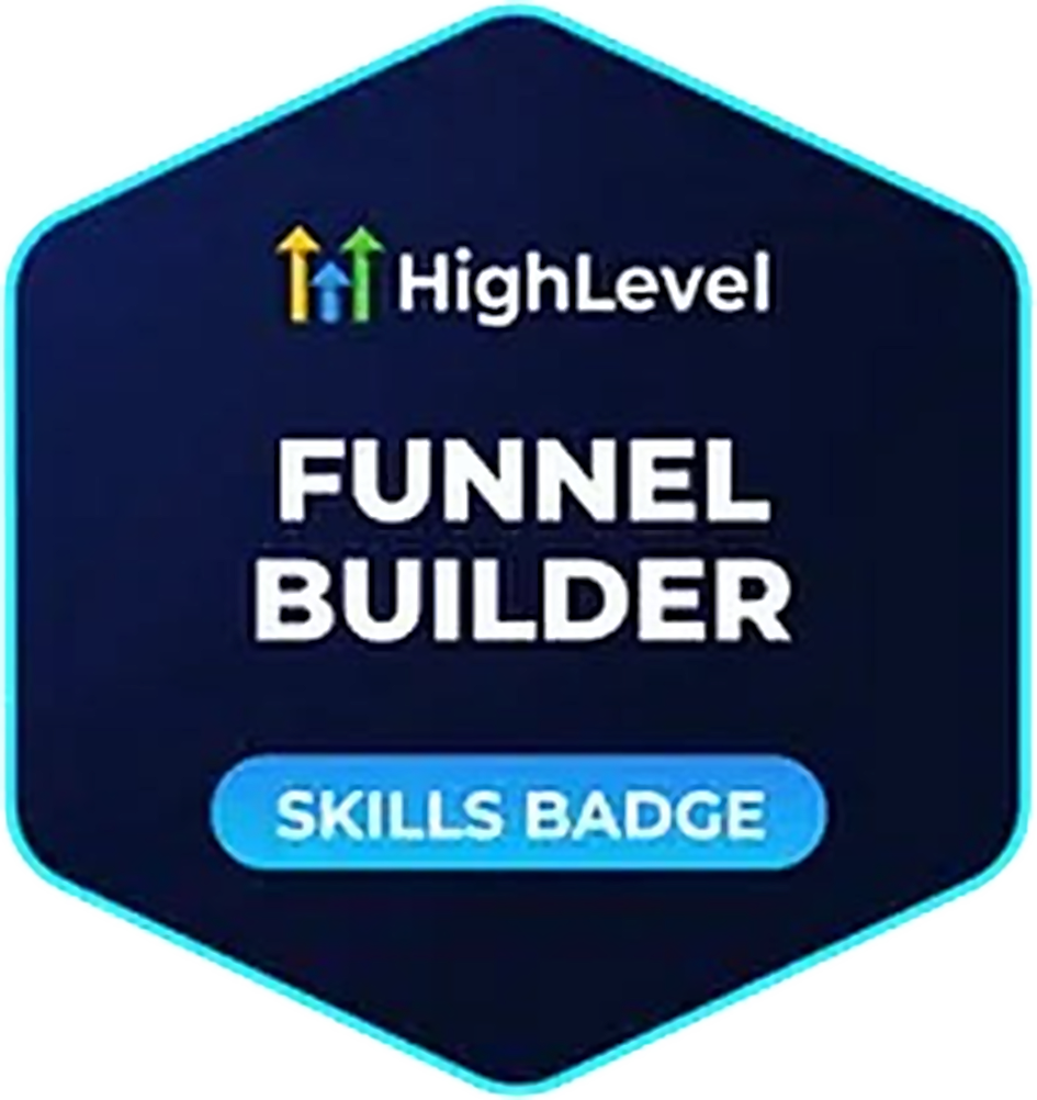 HighLevel Funnel Builder skills badge