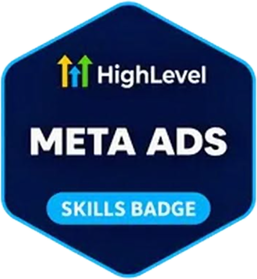 HighLevel Meta Ads skills badge